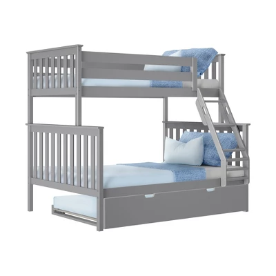 Max & Lily Twin Over Full Bunk Bed With Trundle Bed - Image 6