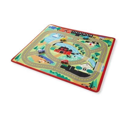 Melissa & Doug Round The Town Road Rug - Image 5