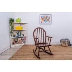 Windsor Back Rocking Kids' Chair Cherry - Gift Mark