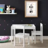 3pc Annya Kiddy Table Set White - Room & Joy