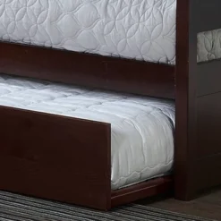Twin Kids' Caspian Daybed With Trundle Chocolate - Hillsdale Furniture
