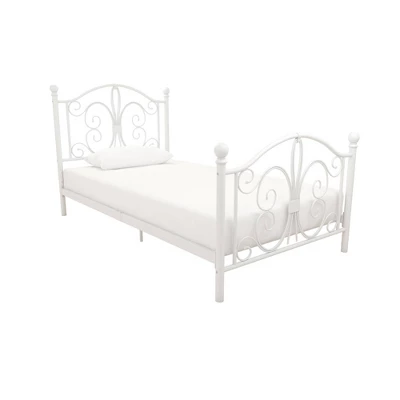 Twin Kids' Bombay Metal Bed White - Room & Joy - Image 5