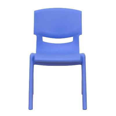 Flash Furniture 10 Pack Plastic Stackable School Chair With 12" Seat Height - Image 2