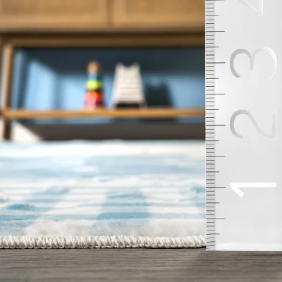 NuLOOM Peaceful Night Machine Washable Kids Area Rug - Image 2