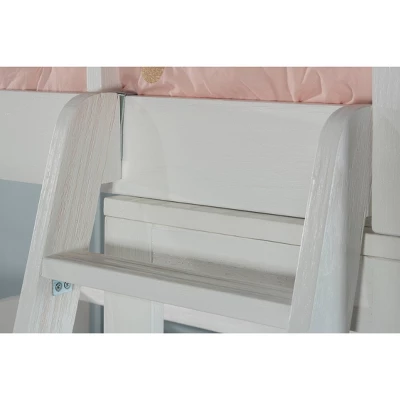 Full Highlands Loft Bed White - Hillsdale Furniture - Image 2