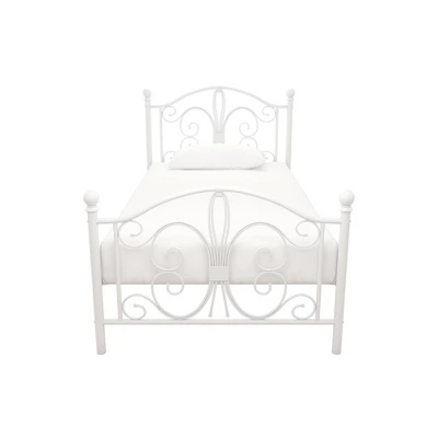 Twin Kids' Bombay Metal Bed White - Room & Joy - Image 6