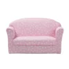 Erica Heart Upholstered Kids' 2 Seater Sofa Pink - Baxton Studio