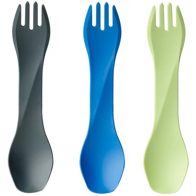 Humangear Uno Kid's Fork And Spoon Combination Travel Utensil 3-Pack - Image 3
