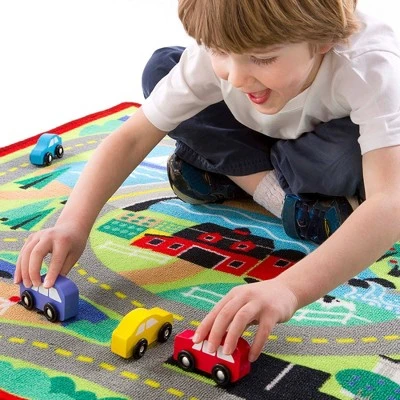 Melissa & Doug Round The Town Road Rug - Image 9