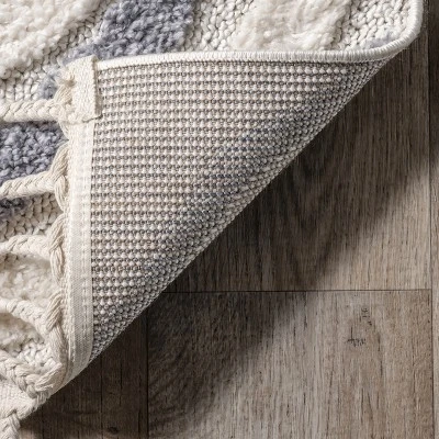 NuLOOM Adette Abstract Swirl Kids Tassel Area Rug - Image 6