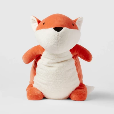 Fox Weighted Plush Kids' Throw Pillow White/Blush - Pillowfort™ - Image 3
