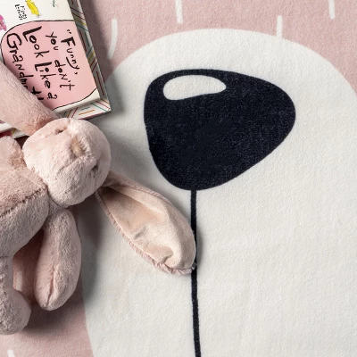 NuLOOM Nesta Queen Bear Machine Washable Kids Area Rug - Image 5