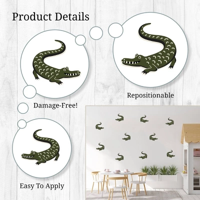 Alligators Wall Decor - Decalcomania
