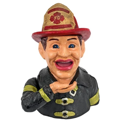 Design Toscano Fireman's Fund Die-Cast Iron Mechanical Coin Bank