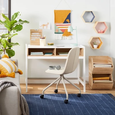 Bly Kids' Desk White - Pillowfort™ - Image 3