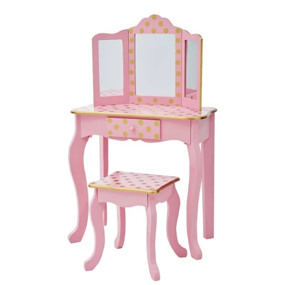Fashion Polka Dot Gisele Play Vanity Set - Teamson Kids - Image 13