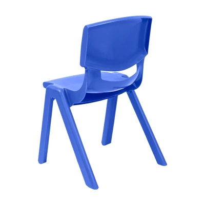 ECR4Kids Plastic School Stack Chair For Indoors And Outdoors, 14in Seat Height, 4-Pack - Image 8