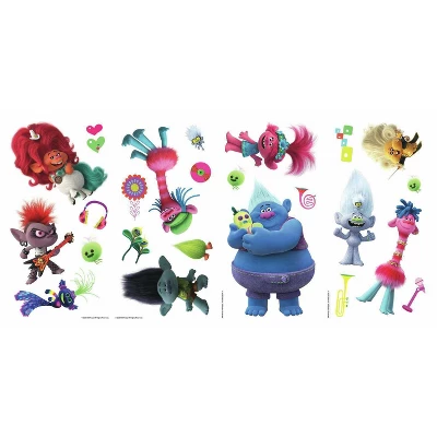 Roommates Trolls World Tour Peel And Stick Wall Decal - Image 2