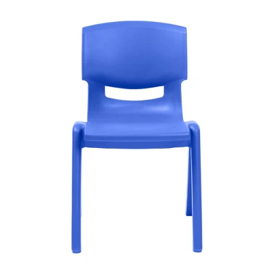 ECR4Kids Plastic School Stack Chair For Indoors And Outdoors, 14in Seat Height, 4-Pack - Image 7
