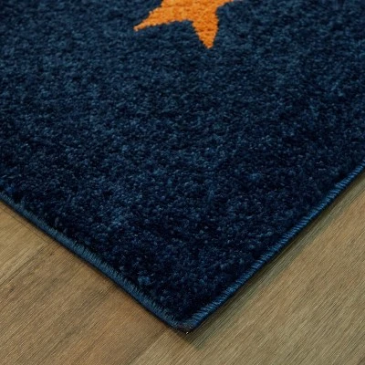 Dossi Geometric Shag Kids' Rug Blue - Balta Rugs - Image 3