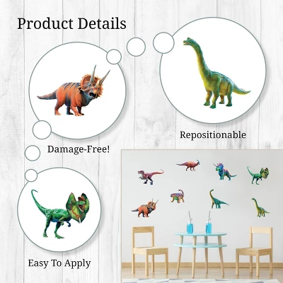 Dino Friends Wall Decor - Decalcomania