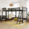 Twin Veronica Triple Wood Bunk Bed - Room & Joy