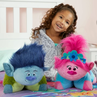 DreamWorks Trolls 2 Branch Pillow Blue - Pillow Pets - Image 3
