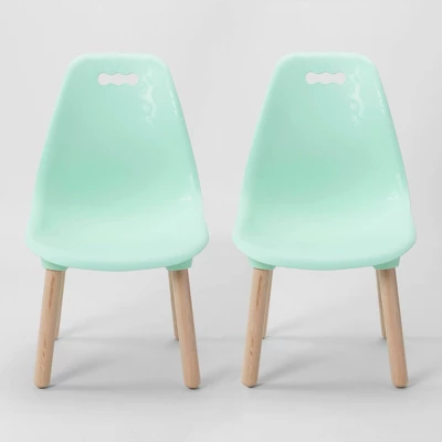 Set Of 2 Kid Century Modern Kids' Chairs - B. Spaces - Image 7