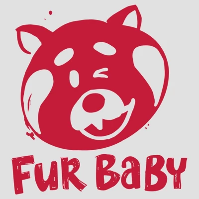 Women's Turning Red Fur Baby Racerback Tank Top