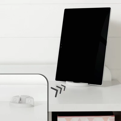 Tiara Makeup Desk Pure White - South Shore - Image 9