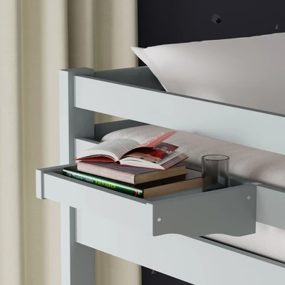 Glenwillow Home Arca Solid Wood Twin Over Twin Bunk Bed - Image 2