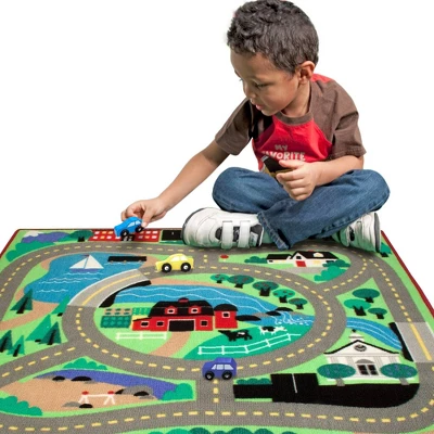 Melissa & Doug Round The Town Road Rug - Image 7