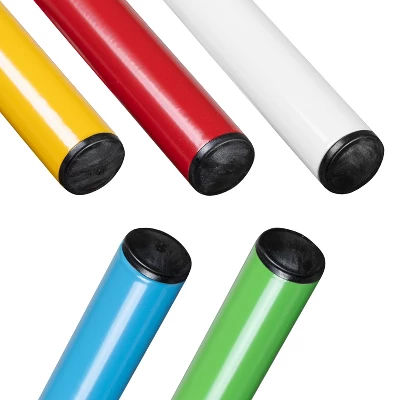 Flash Furniture Plastic Nesting Stack Stools, 11.5"Height (5 Pack) - Image 5