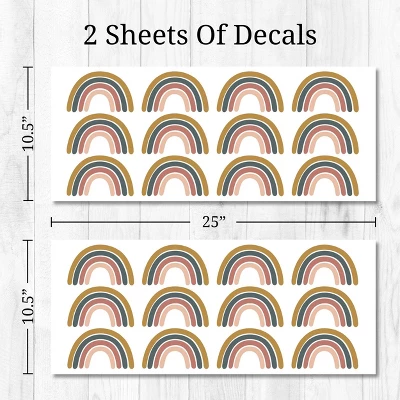 Neutral Rainbows Wall Decor - Decalcomania - Image 5