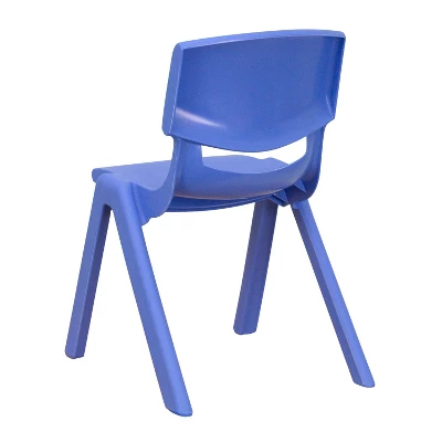 Flash Furniture 10 Pack Plastic Stackable School Chair With 12" Seat Height - Image 3