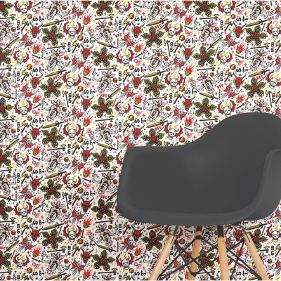 Stranger Things Hellfire Club Peel And Stick Wallpaper - RoomMates - Image 3