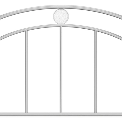 Full Vivian Metal Platform Bed Silver - Hillsdale Furniture - Image 8