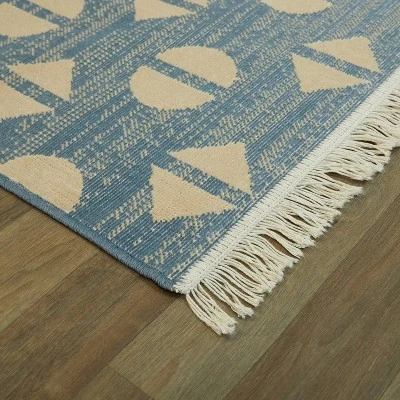 Konrad Geometric Flatweave Kids' Rug - Balta Rugs - Image 3