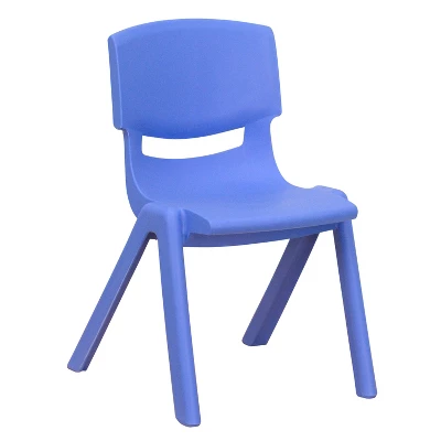Flash Furniture 10 Pack Plastic Stackable School Chair With 12" Seat Height - Image 9