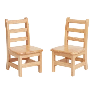 ECR4Kids Three Rung Ladderback Chair, Classroom Seating, Natural, 2-Pack - Image 12