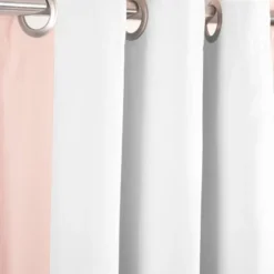 40"x84" Kids' Block Border 100% Lined Grommet Blackout Single Window Curtain Panel - Lush Décor