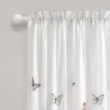 2pc Flutter Butterfly Window Curtain Set Pink - Lush Décor
