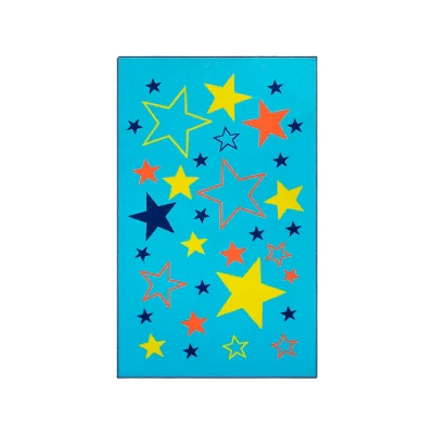 All Star Non-Slip Kids Playroom Decor Washable Indoor Area Rug By Blue Nile Mills - Image 4