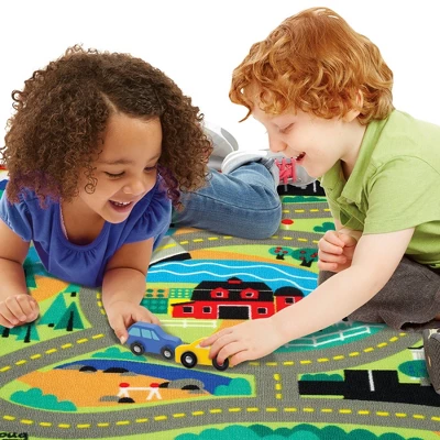 Melissa & Doug Round The Town Road Rug - Image 6