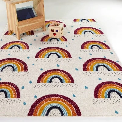 Mary Rainbow Kids' Rug Cream - Balta Rugs - Image 5