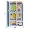 39"x59" Traffic Blue 3D Play Rug - IVI