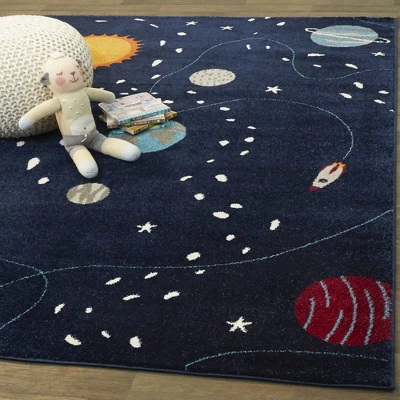 Space Explorer Kids' Rug Blue - Balta Rugs - Image 2