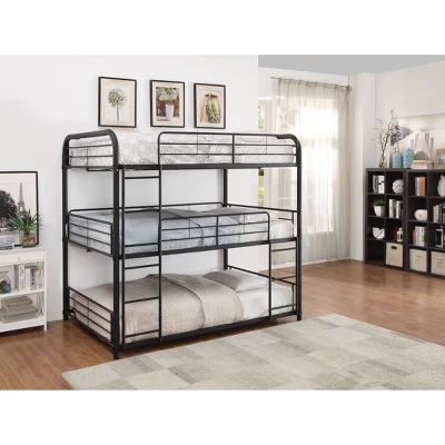 Full Cairo Triple Bunk Bed Sandy Black - Acme Furniture - Image 3