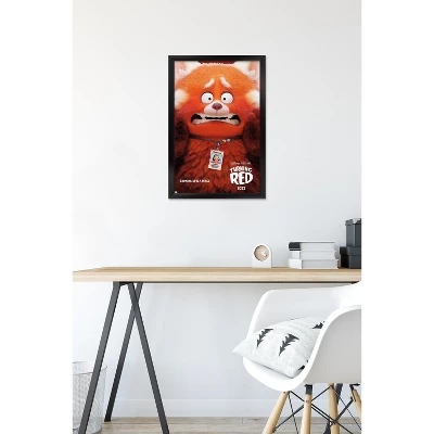 Trends International Disney Pixar Turning Red - Teaser One Sheet Framed Wall Poster Prints - Image 5