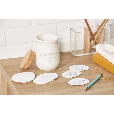 Pearhead Ceramic Gratitude Token Jar - White - Image 3